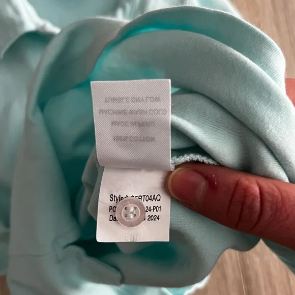 Little English Boy’s Aqua Polo Shirt Short Sleeves - Size 8 - Picture 6 of 8